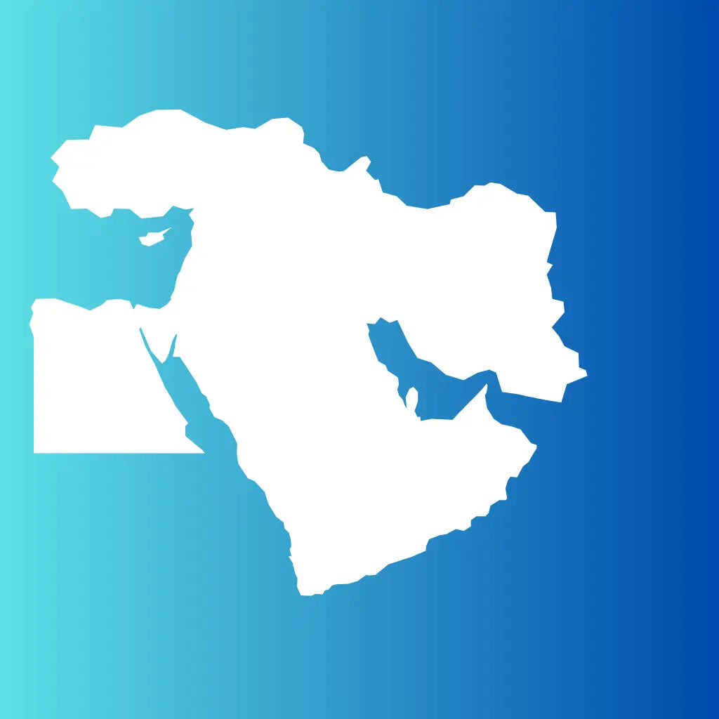 Gulf Region eSIM prepaid internet voor reizen